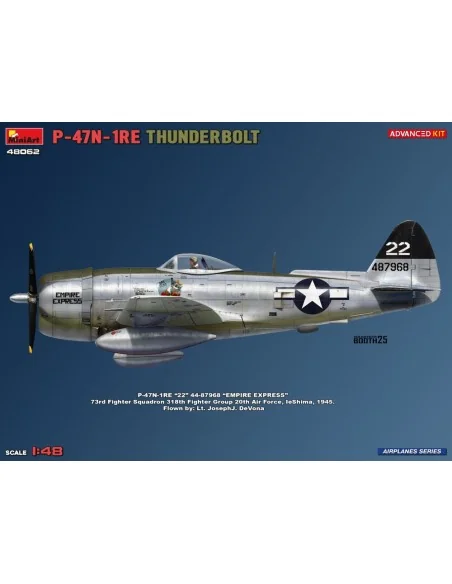 P-47N-1RE Thunderbolt. Advanced Kit, 1/48 - MiniArt 48062
