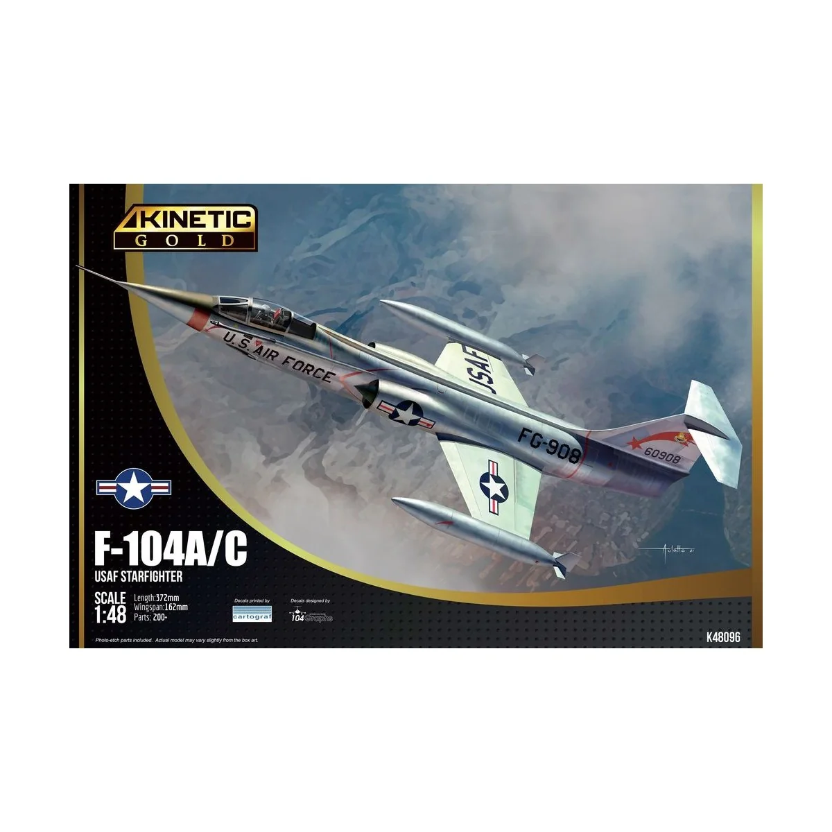 F-104A/C USAF - KINETIC K48096