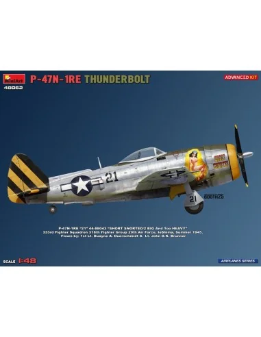 P-47N-1RE Thunderbolt. Advanced Kit, 1/48 - MiniArt 48062
