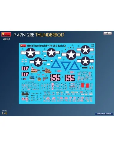 P-47N-2RE Thunderbolt. Basic Kit, 1/48 - MiniArt 48068