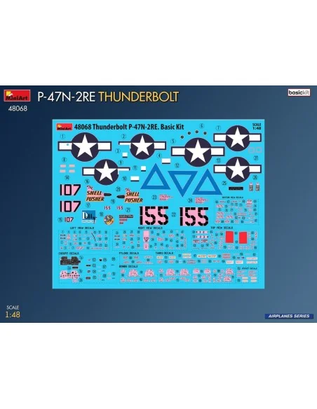 P-47N-2RE Thunderbolt. Basic Kit, 1/48 - MiniArt 48068