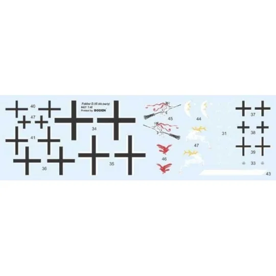 Fokker D.VII (Albatros built, early) Carl Degelow - Roden 421