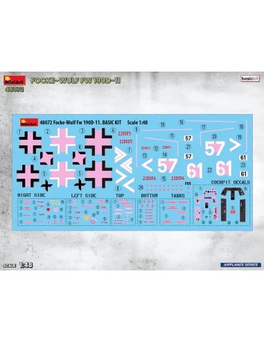 Focke-Wulf Fw 190D-11. Basic Kit, 1/48 - MiniArt 48072