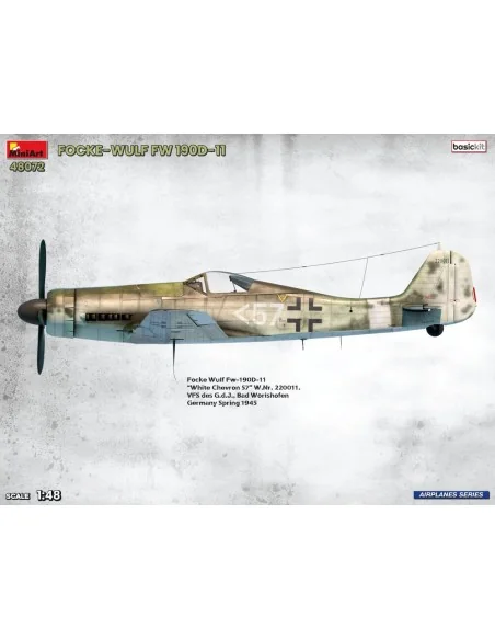 Focke-Wulf Fw 190D-11. Basic Kit, 1/48 - MiniArt 48072