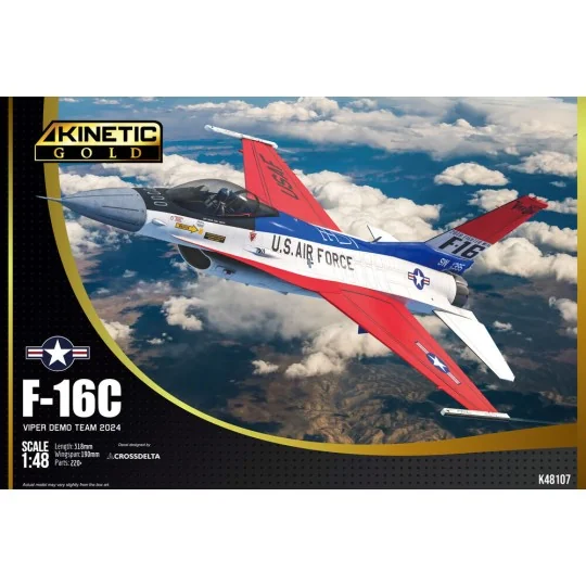 F-16C USAF VIPER DEMO, 2024, 1/48 - KINETIC K48107