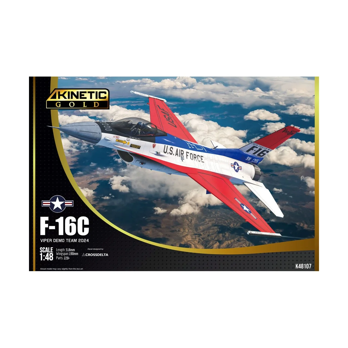 F-16C USAF VIPER DEMO, 2024 - KINETIC K48107