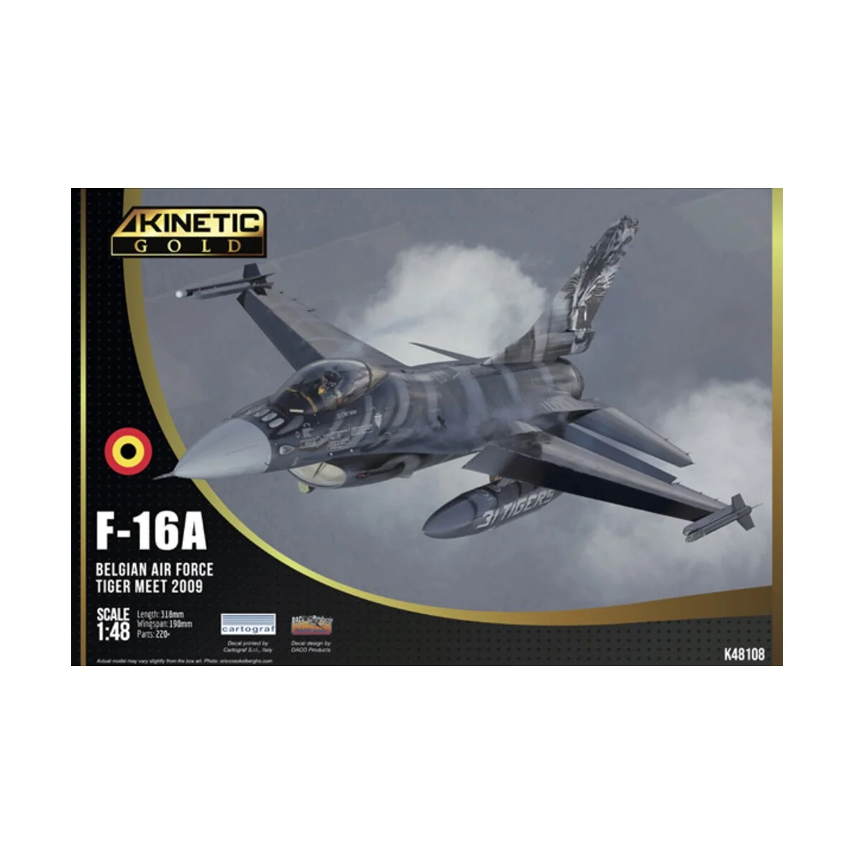 F-16A MLU Tiger Meet 2009, 1/48 - KINETIC K48108 F-16A MLU Tiger Meet 2009, 1/48 - KINETIC K48108