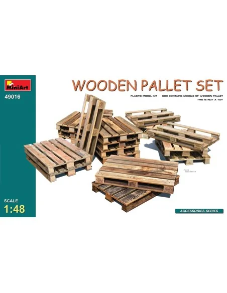 Wooden Pallet Set, 1/48 - MiniArt 49016