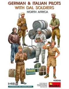 German & Italian Pilots w/DAL Soldiers. North Africa, 1/48 - MiniAr...
