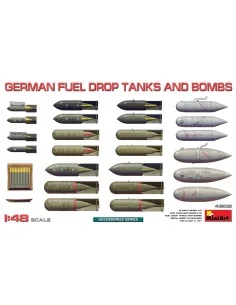 German Fuel Drop Tanks and Bombs, 1/48 - MiniArt 49021