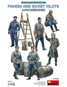 Finnish and Soviet Pilots, 1/48 - MiniArt 49022