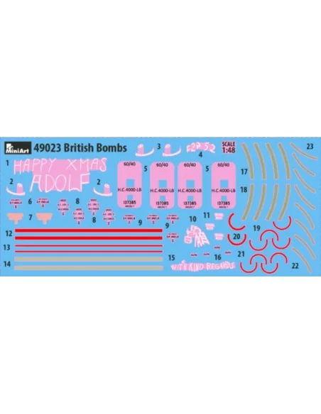 British Bombs, 1/48 - MiniArt 49023