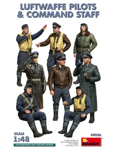 [NO_DESC] Luftwaffe Pilots and Command Staff, 1/48 - MiniArt 49026