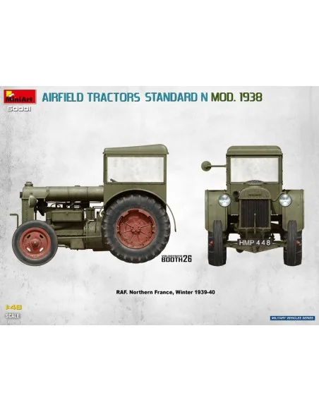 Airfield Tractors Standard N Mod. 1938, 1/48 - MiniArt 50001