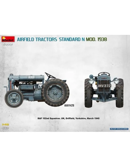 Airfield Tractors Standard N Mod. 1938, 1/48 - MiniArt 50001