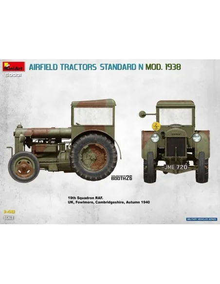 Airfield Tractors Standard N Mod. 1938, 1/48 - MiniArt 50001
