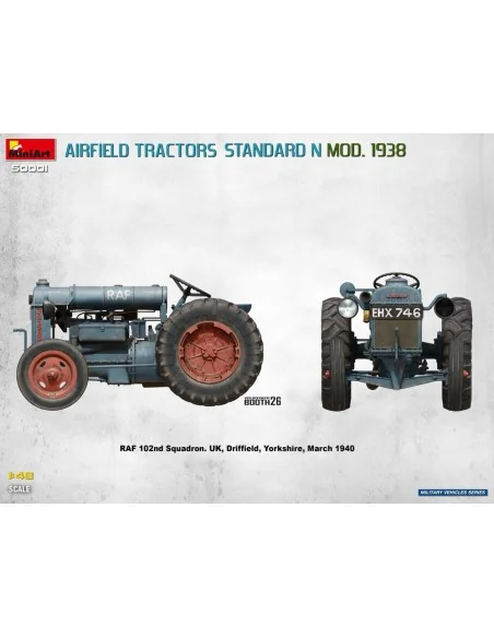 Airfield Tractors Standard N Mod. 1938, 1/48 - MiniArt 50001