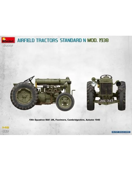 Airfield Tractors Standard N Mod. 1938, 1/48 - MiniArt 50001