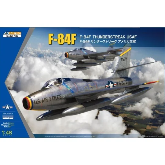F-84F Thunderstreak USAF, 1/48 - KINETIC K48113