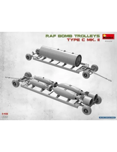 RAF Bomb Trolleys Type C Mk. II, 1/48 - MiniArt 50002