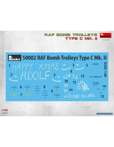 RAF Bomb Trolleys Type C Mk. II, 1/48 - MiniArt 50002