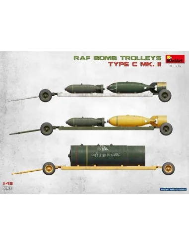 RAF Bomb Trolleys Type C Mk. II, 1/48 - MiniArt 50002