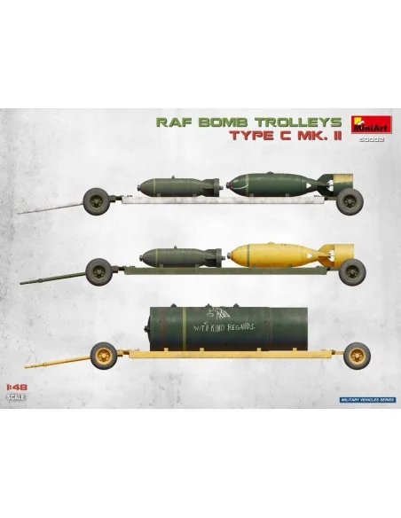 RAF Bomb Trolleys Type C Mk. II, 1/48 - MiniArt 50002