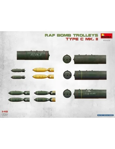 RAF Bomb Trolleys Type C Mk. II, 1/48 - MiniArt 50002