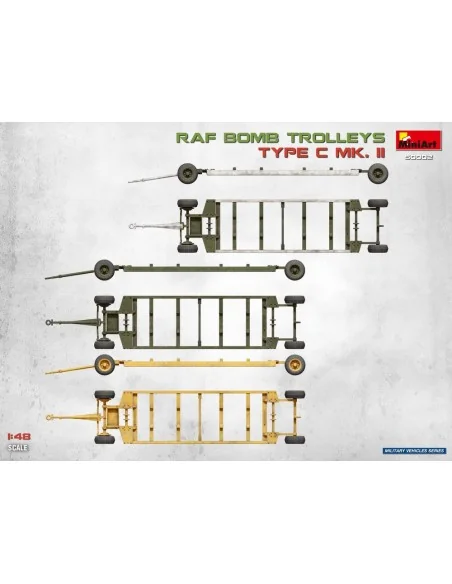 RAF Bomb Trolleys Type C Mk. II, 1/48 - MiniArt 50002