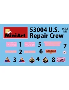 U.S. Repair Crew w/Equipment, 1/35 - MiniArt 53004 2