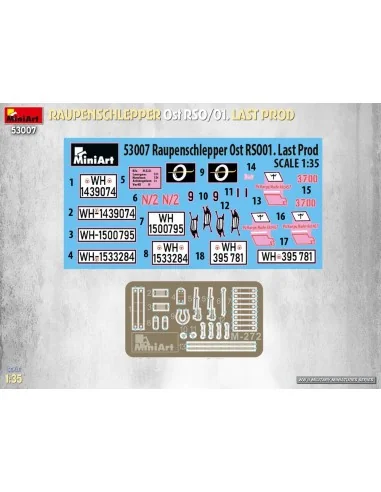 Raupenschlepper Ost RSO/01. Last Prod, 1/35 - MiniArt 53007