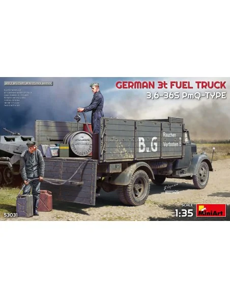 German 3t Fuel Truck 3, 6-36S PmQ-Type, 1/35 - MiniArt 53031