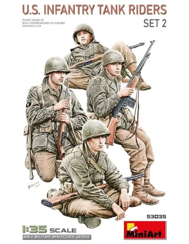 U.S. Infantry Tank Riders. Set 2, 1/35 - MiniArt 53035