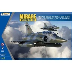 MIRAGE 2000B/D/N w/ LGB, 1/48 - KINETIC K48120