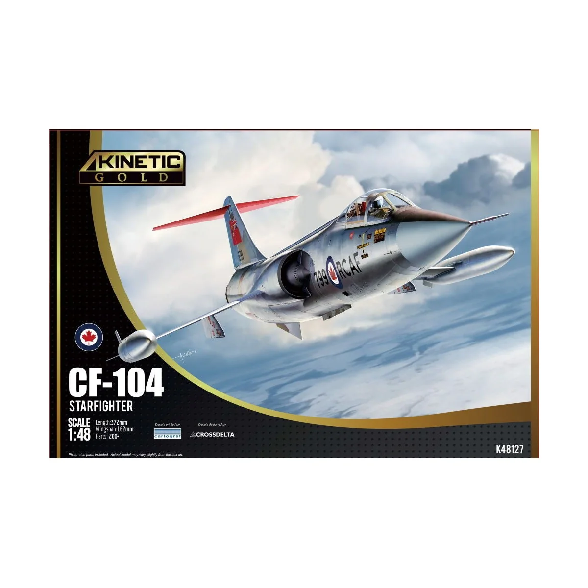 CF-104 Starfighter, 1/48 - KINETIC K48127 CF-104 Starfighter, 1/48 - KINETIC K48127