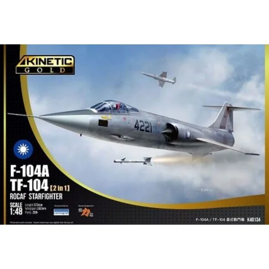 Taiwan F-104A /TF-104, 1/48 - KINETIC K48134