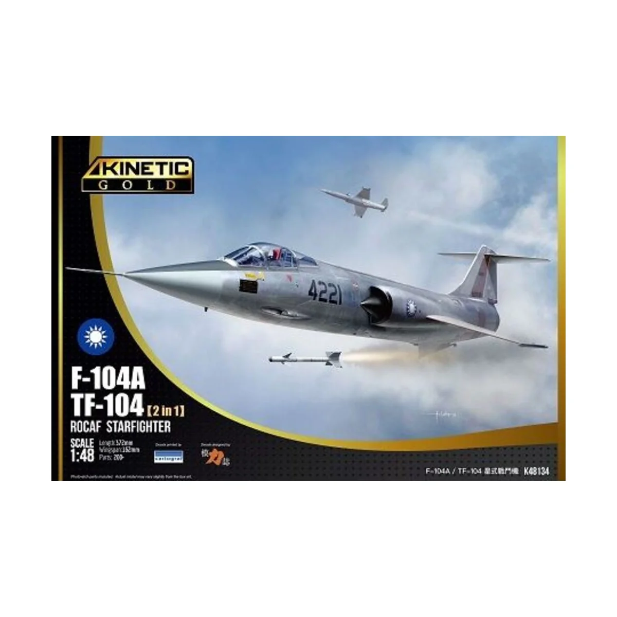 Taiwan F-104A /TF-104 - KINETIC K48134