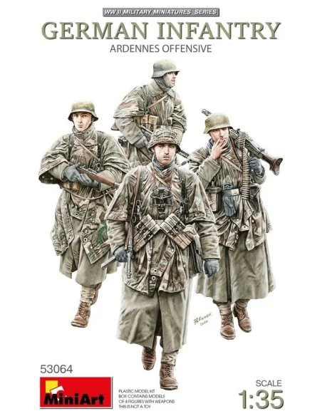 German Infantry. Ardennes Offensive, 1/35 - MiniArt 53064