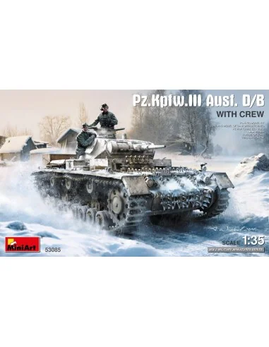 Pz.Kpfw.III Ausf. D/B with Crew, 1/35 - MiniArt 53085