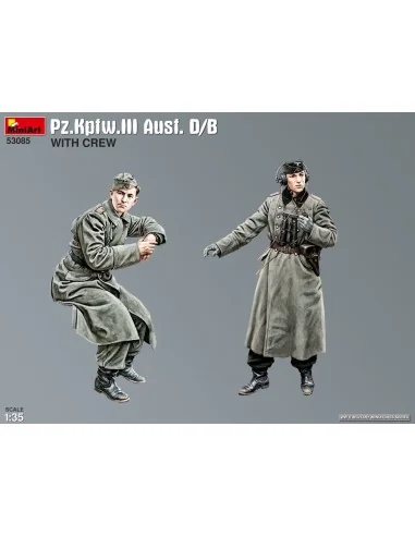Pz.Kpfw.III Ausf. D/B with Crew, 1/35 - MiniArt 53085