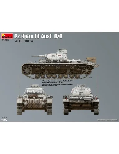 [NO_DESC] Pz.Kpfw.III Ausf. D/B with Crew, 1/35 - MiniArt 53085