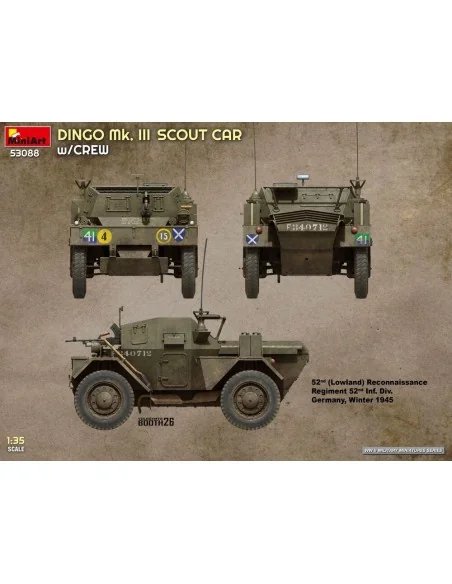 [NO_DESC] Dingo Mk. III Scout Car w/ Crew, 1/35 - MiniArt 53088