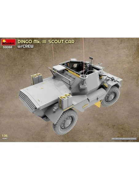 Dingo Mk. III Scout Car w/ Crew, 1/35 - MiniArt 53088