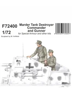 Marder Tank Destroyer Commander and Gunner, 1/72 - CMK 129-F72400