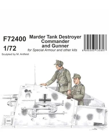 Marder Tank Destroyer Commander and Gunner, 1/72 - CMK 129-F72400