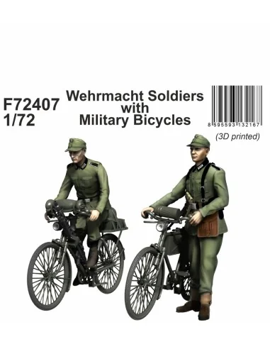 Wehrmacht Soldiers with Military Bicycles, 1/72 - CMK 129-F72407