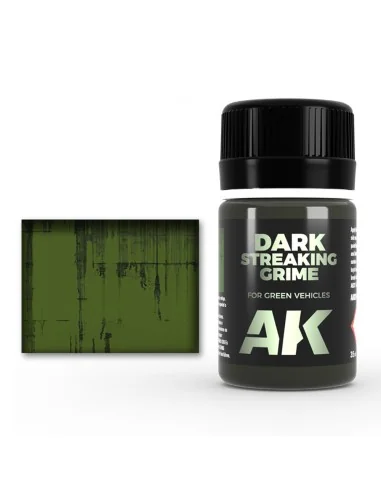 STREAKING GRIME FOR DARK VEHICLES - AK Interactive AK024