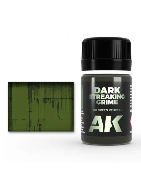 STREAKING GRIME FOR DARK VEHICLES - AK Interactive AK024