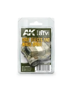 DUST EFFECTS AND WHITE SPIRIT SET - AK Interactive AK060
