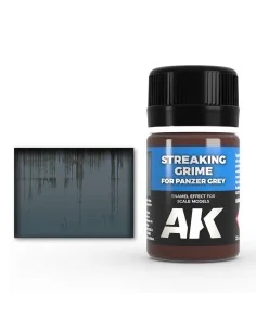 STREAKING GRIME FOR PANZER GREY VEHICLES - AK Interactive AK069